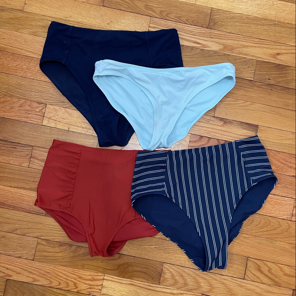 Lot of 4 Women’s swimsuit bottoms